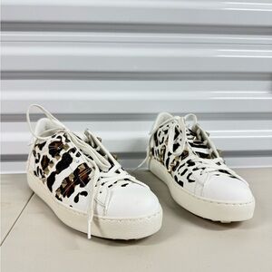 Valentino White and Black Sneakers
